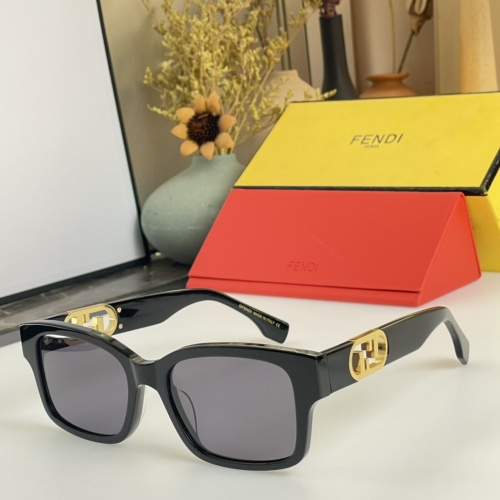 Fendi AAA Quality Sunglasses #1110742 $48.00 USD, Wholesale Replica Fendi AAA Quality Sunglasses