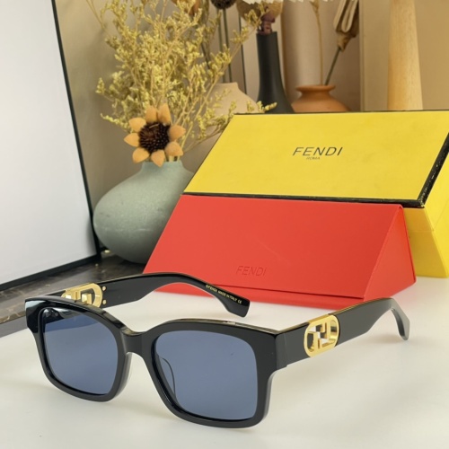 Fendi AAA Quality Sunglasses #1110743 $48.00 USD, Wholesale Replica Fendi AAA Quality Sunglasses