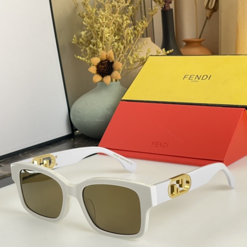 Fendi AAA Quality Sunglasses #1110745 $48.00 USD, Wholesale Replica Fendi AAA Quality Sunglasses