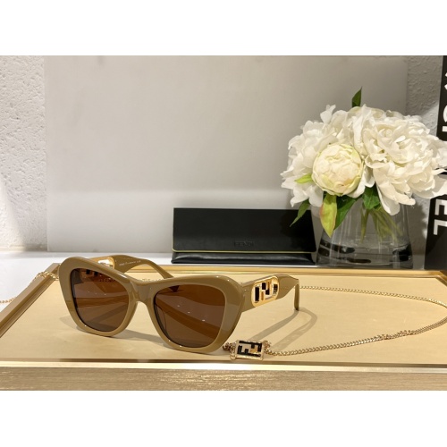 Fendi AAA Quality Sunglasses #1110748 $68.00 USD, Wholesale Replica Fendi AAA Quality Sunglasses