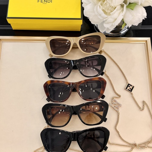 Replica Fendi AAA Quality Sunglasses #1110748 $68.00 USD for Wholesale