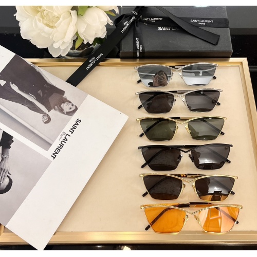 Replica Yves Saint Laurent YSL AAA Quality Sunglasses #1111292 $56.00 USD for Wholesale