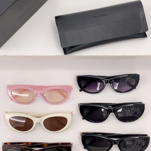 Replica Yves Saint Laurent YSL AAA Quality Sunglasses #1111298 $60.00 USD for Wholesale