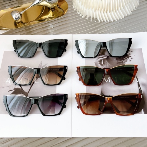 Replica Yves Saint Laurent YSL AAA Quality Sunglasses #1111310 $60.00 USD for Wholesale