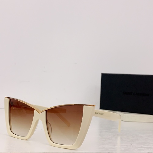 Yves Saint Laurent YSL AAA Quality Sunglasses #1111336 $64.00 USD, Wholesale Replica Yves Saint Laurent YSL AAA Quality Sunglasses
