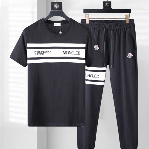 Moncler Tracksuits Short Sleeved For Men #1111429 $80.00 USD, Wholesale Replica Moncler Tracksuits
