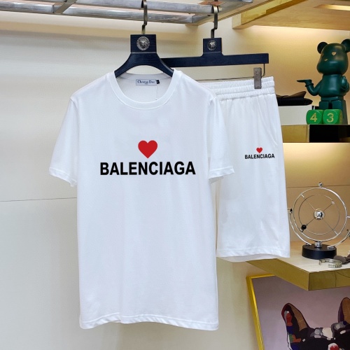 Balenciaga Fashion Tracksuits Short Sleeved For Men #1111444