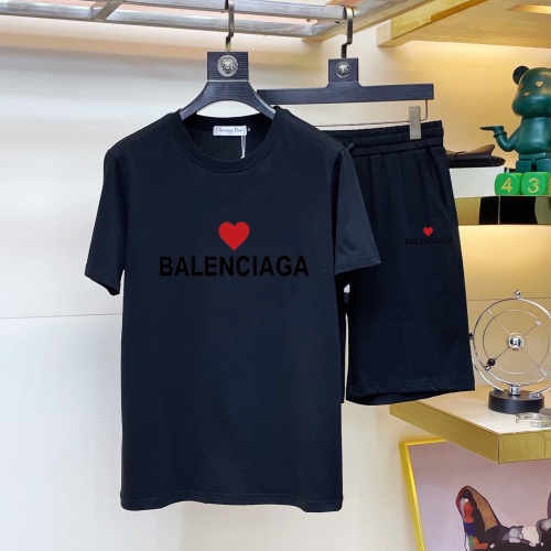 Balenciaga Fashion Tracksuits Short Sleeved For Men #1111445