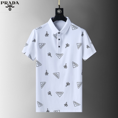 Prada T-Shirts Short Sleeved For Men #1111465