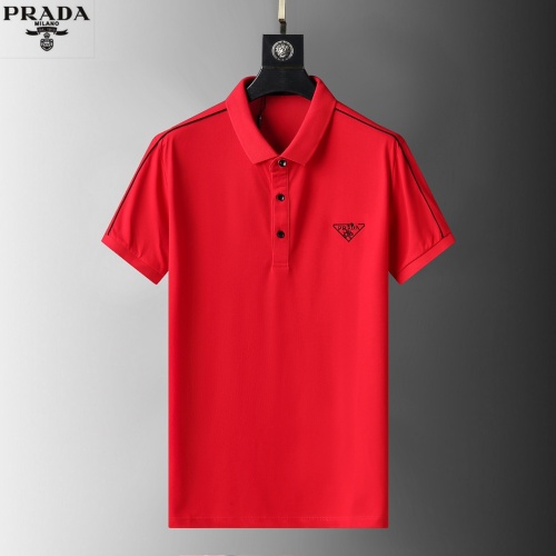 Prada T-Shirts Short Sleeved For Men #1111476