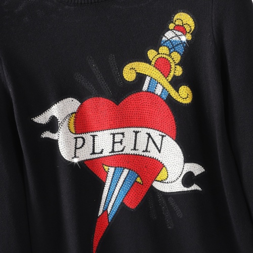 Replica Philipp Plein PP Sweaters Long Sleeved For Men #1111789 $48.00 USD for Wholesale