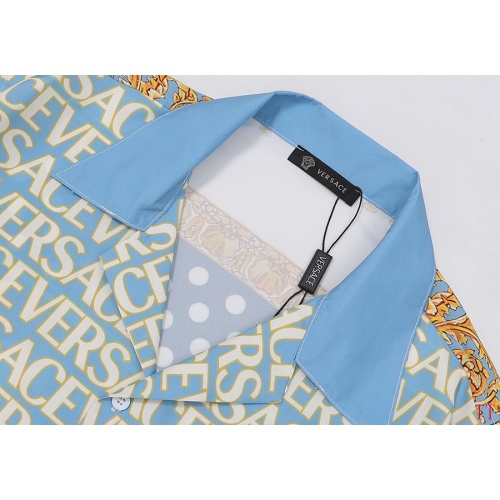 Replica Versace Shirts Short Sleeved For Men #1112027 $32.00 USD for Wholesale