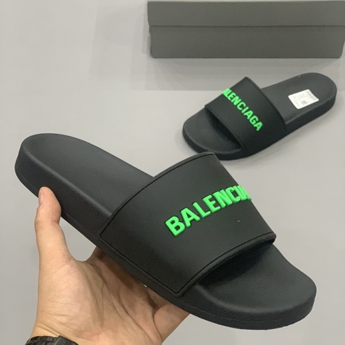 Replica Balenciaga Slippers For Men #1112683 $52.00 USD for Wholesale