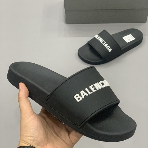 Replica Balenciaga Slippers For Men #1112685 $52.00 USD for Wholesale