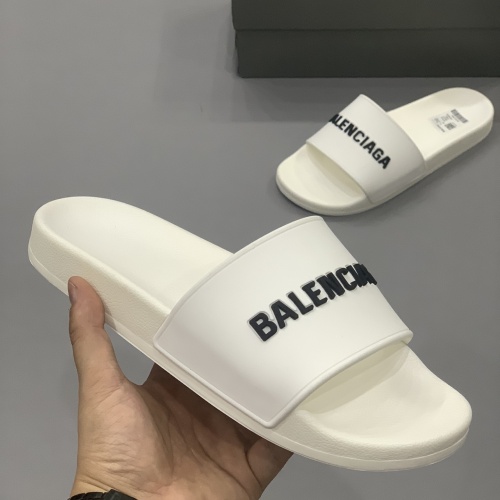 Replica Balenciaga Slippers For Men #1112689 $52.00 USD for Wholesale