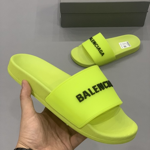Replica Balenciaga Slippers For Men #1112691 $52.00 USD for Wholesale