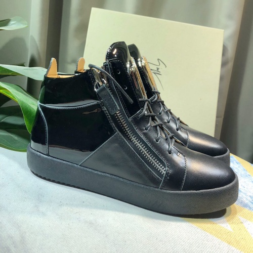 Replica Giuseppe Zanotti High Tops Shoes For Women #1112790 $92.00 USD for Wholesale