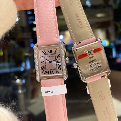Replica Cartier AAA Quality Watches For Women #1113184 $128.00 USD for Wholesale