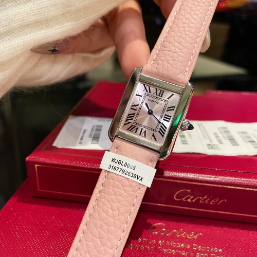 Replica Cartier AAA Quality Watches For Women #1113185 $118.00 USD for Wholesale