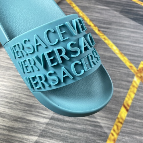 Replica Versace Slippers For Men #1113775 $52.00 USD for Wholesale