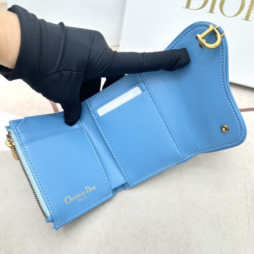 Replica Christian Dior AAA Wallets For Women #1113986 $45.00 USD for Wholesale