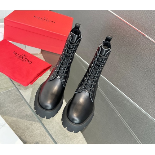 Replica Valentino Boots For Women #1114113 $108.00 USD for Wholesale