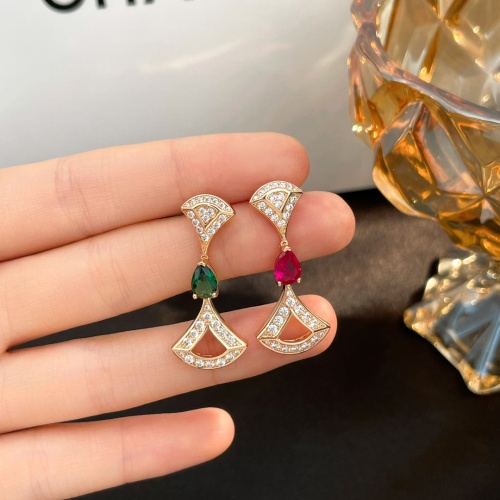 Replica Bvlgari Earrings For Women #1114873 $68.00 USD for Wholesale