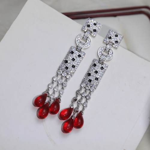 Replica Cartier Earrings For Women #1115082 $45.00 USD for Wholesale