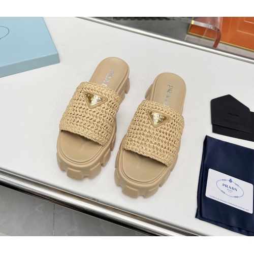 Replica Prada Slippers For Women #1115269 $100.00 USD for Wholesale