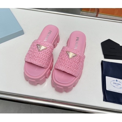 Replica Prada Slippers For Women #1115270 $100.00 USD for Wholesale