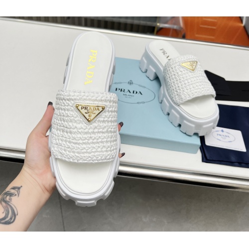 Replica Prada Slippers For Women #1115272 $100.00 USD for Wholesale