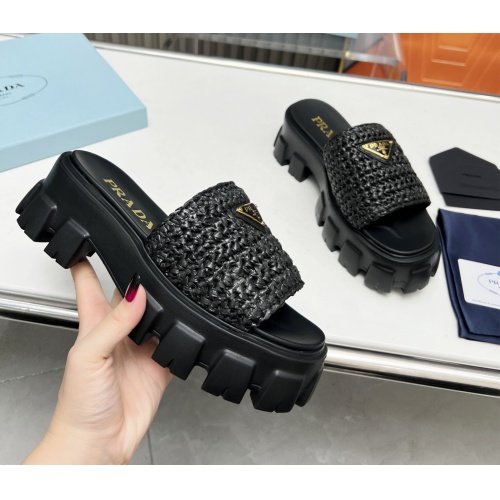 Replica Prada Slippers For Women #1115273 $100.00 USD for Wholesale
