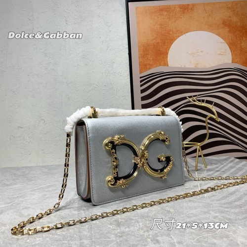 Replica Dolce & Gabbana D&G AAA Quality Messenger Bags For Women #1115324 $105.00 USD for Wholesale