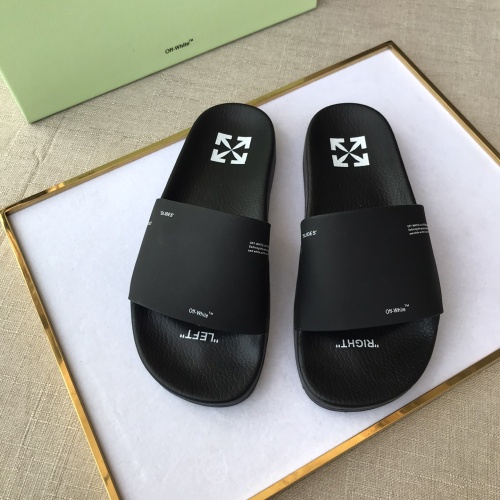 Off-White Slippers For Men #1117105 $42.00 USD, Wholesale Replica Off-White Slippers
