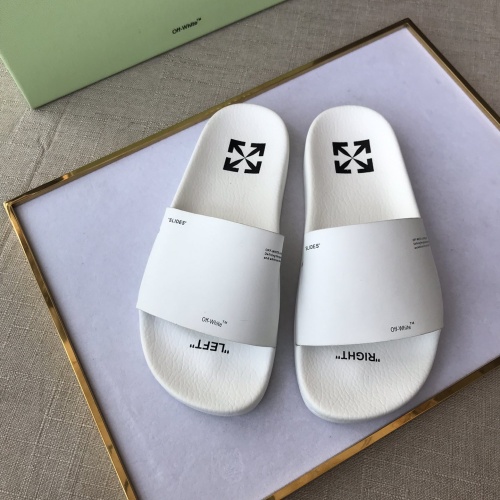 Off-White Slippers For Men #1117113 $42.00 USD, Wholesale Replica Off-White Slippers