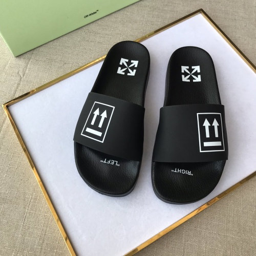 Off-White Slippers For Men #1117116 $42.00 USD, Wholesale Replica Off-White Slippers