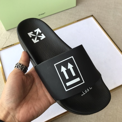 Replica Off-White Slippers For Men #1117116 $42.00 USD for Wholesale
