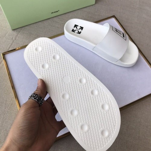 Replica Off-White Slippers For Men #1117119 $45.00 USD for Wholesale