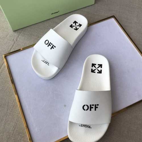 Replica Off-White Slippers For Men #1117123 $42.00 USD for Wholesale