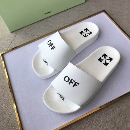 Replica Off-White Slippers For Women #1117124 $42.00 USD for Wholesale