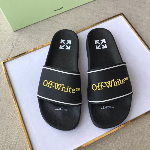 Off-White Slippers For Men #1117126 $42.00 USD, Wholesale Replica Off-White Slippers