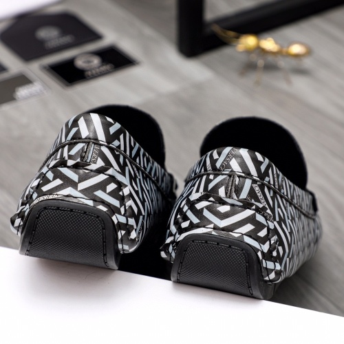 Replica Versace Leather Shoes For Men #1117270 $72.00 USD for Wholesale