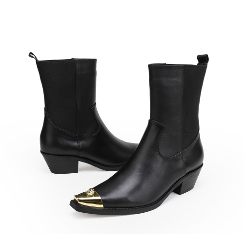 Replica Versace Boots For Women #1117348 $125.00 USD for Wholesale