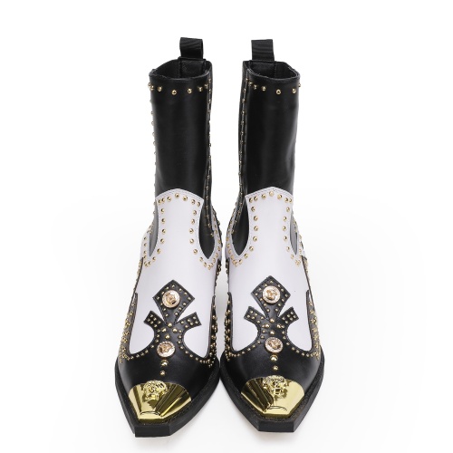 Replica Versace Boots For Women #1117350 $125.00 USD for Wholesale