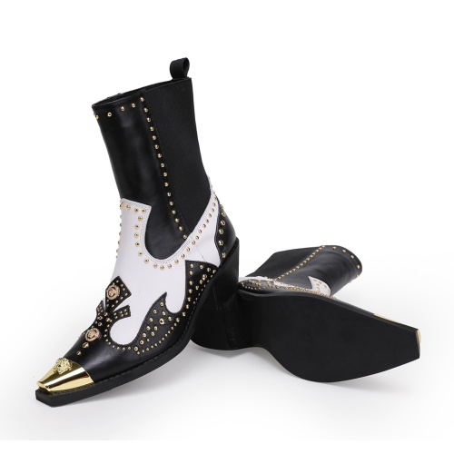 Replica Versace Boots For Women #1117350 $125.00 USD for Wholesale