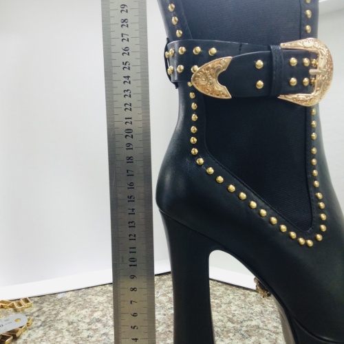 Replica Versace Boots For Women #1117357 $125.00 USD for Wholesale