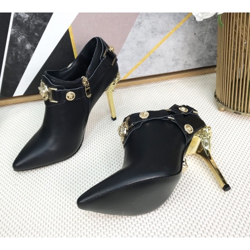 Replica Versace Boots For Women #1117358 $96.00 USD for Wholesale