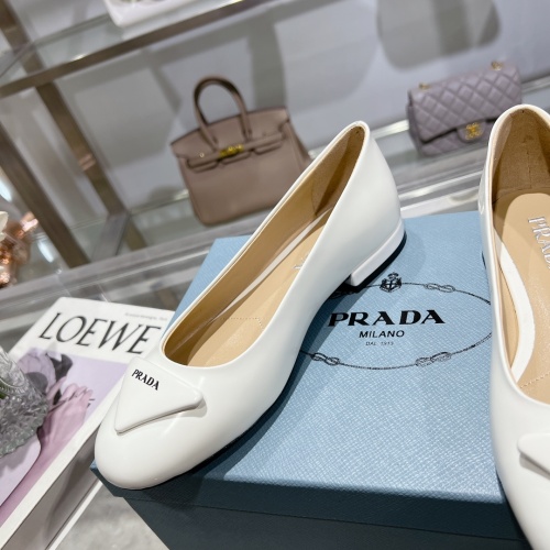 Replica Prada Flat Shoes For Women #1117446 $96.00 USD for Wholesale