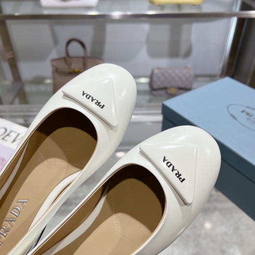 Replica Prada Flat Shoes For Women #1117446 $96.00 USD for Wholesale
