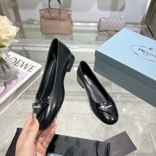 Replica Prada Flat Shoes For Women #1117447 $96.00 USD for Wholesale